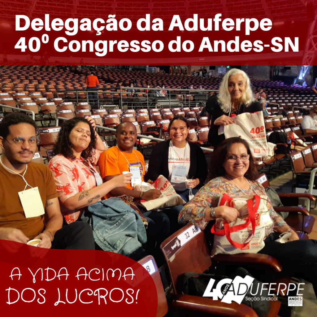 Aduferpe No Congresso Andes Sn Aduferpe