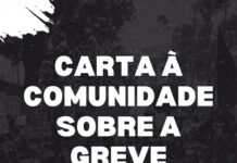 Carta à Comunidade sobre a greve