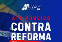 Ato Público Contra a Reforma Administrativa