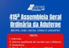 Aduferpe convida toda base para participar da Assembleia Geral Ordinária próximo dia três